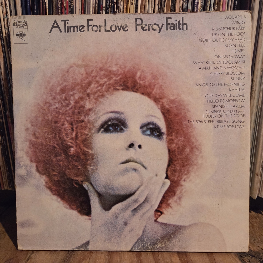 Percy Faith 'A Time For Love' Vintage Vinyl Record 1971